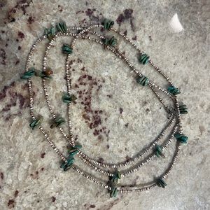 Turquoise Heishi Necklace